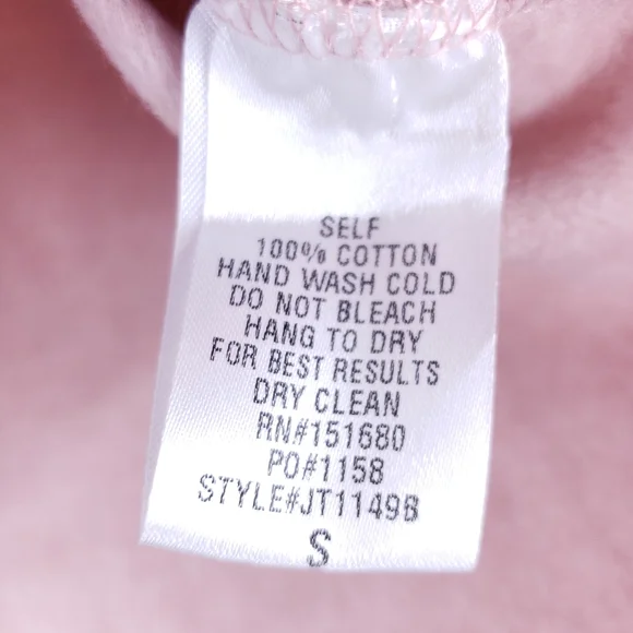 STORIA Stars Print Lace-Up Oversized Hoodie Mauve Pink Jacket - Picture 10 of 12